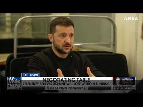 Zelensky, “se gli Usa tagliano gli aiuti l’Ucraina perdera’”