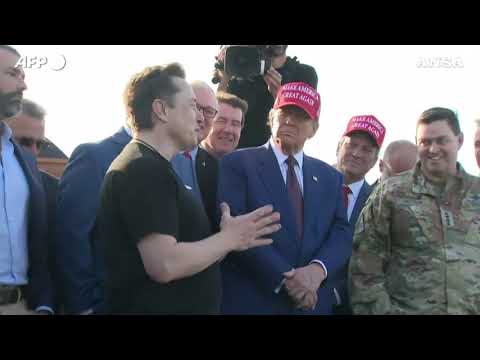 Lanciata Starship di SpaceX alla presenza di Trump e Musk