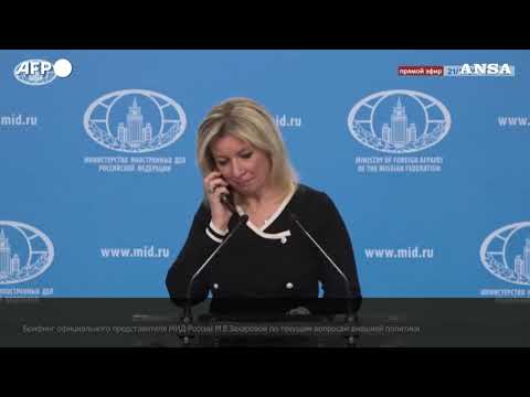 A Zakharova viene detto di non commentare la notizia sul missile balistico
