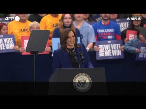 Usa, Harris attacca Trump: “Le sue parole sulle donne molto offensive”