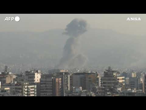 Libano,  attacchi israeliani alla periferia sud di Beirut