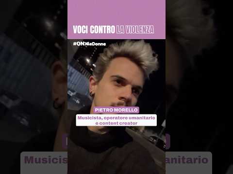 Pietro Morello per VOCI CONTRO LA VIOLENZA 🌹