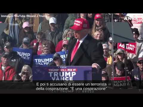 Usa2024, Trump: “Corro contro la macchina corrotta dei Dem”