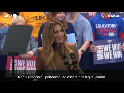 Jennifer Lopez a sostegno di Kamala Harris: “Credo nel potere delle donne”