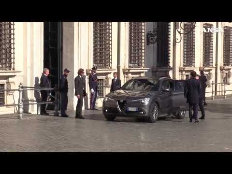 Nato, il segretario generale Mark Rutte a Palazzo Chigi per l’incontro con Meloni