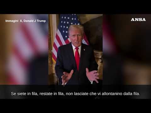 Trump ai sostenitori su X: “Stiamo facendo molto bene”