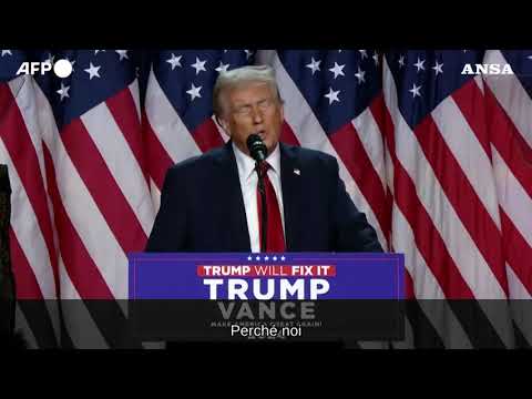 Usa2024, Trump sul palco: “Abbiamo fatto la storia, cureremo l’America”