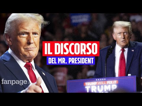 Elezioni americane 2024, Trump parla da vincitore sul palco: “Abbiamo fatto la storia”