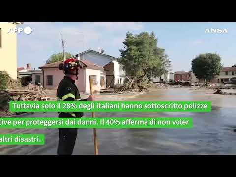 Solo il 28% degli italiani ha una polizza contro i disastri