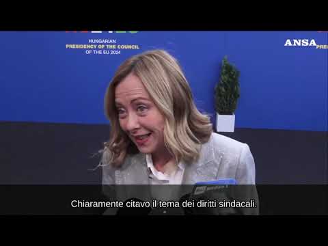 Meloni: “Difendiamo i lavoratori meglio della sinistra al caviale”