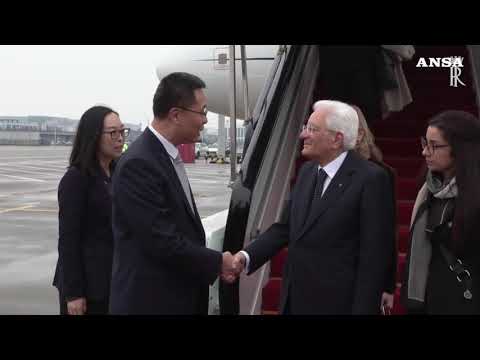 Mattarella lascia Pechino, oggi a Hangzhou