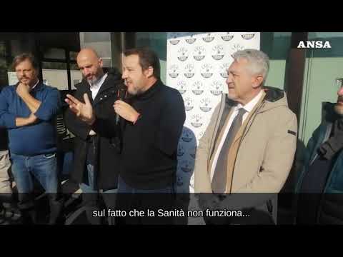 Sanita’, Salvini in Umbria: “Non accettiamo la morale dalla sinistra”