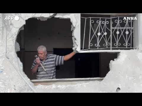 Gaza, le macerie dopo l’ultimo attacco israeliano su Jabalia