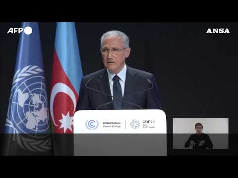 Cop29, il presidente Babayev: ” Siamo sulla strada della rovina”