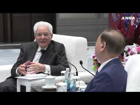 Mattarella: “Una visita nel segno dell’amicizia e della collaborazione Italia-Cina”