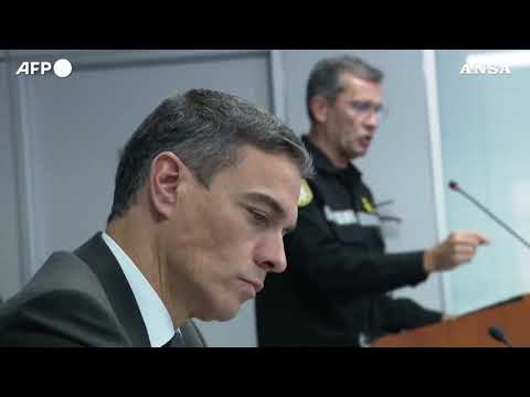Maltempo in Spagna, Sanchez visita il quartier generale dell’unita’ di emergenza