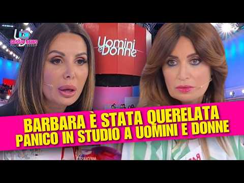 Panico in Studio a Uomini e Donne: Barbara De Santi Querelata!