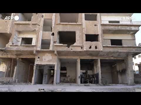 Siria, la desolazione nella citta’ fantasma di Jobar