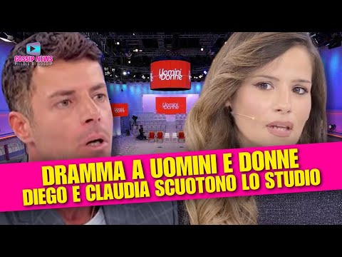 🔥 DRAMMA A UOMINI E DONNE – Diego e Claudia Scuotono Lo Studio!