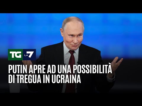 Putin apre ad una possibilità di tregua in ucraina