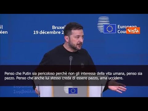 Zelensky: Putin è pazzo e lui lo sa, gli piace uccidere, è pericoloso per tutti