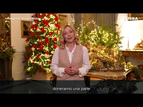 Natale, gli auguri di Meloni agli italiani: “Costruiamo insieme un’Italia forte”