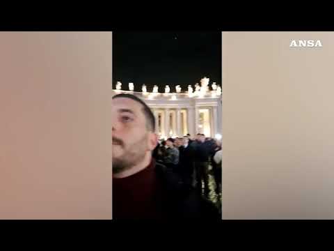 Giubileo, a San Pietro nel momento dell’apertura della Porta Santa