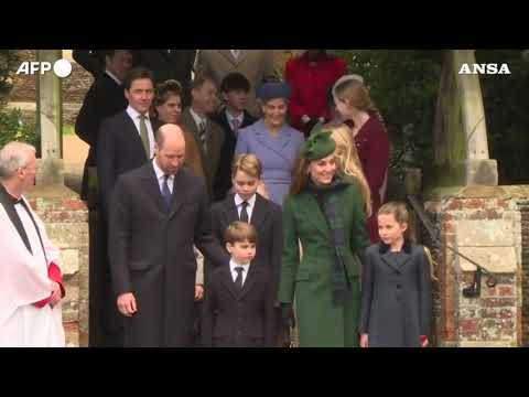 La Royal Family alla messa di Natale a Sandringham