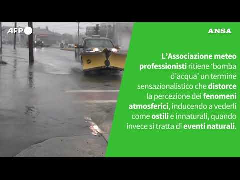 Ansa VERIFIED – E’ corretto parlare di ‘bomba d’acqua’?