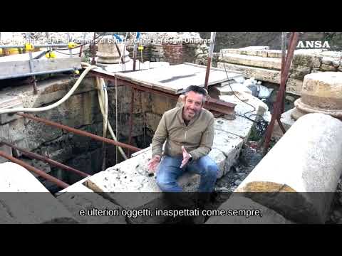 Il fango restituisce nuove statue, l’emozione in diretta a San Casciano