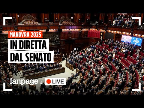 Manovra 2025, al Senato le dichiarazioni di voto e il via libera finale: la diretta