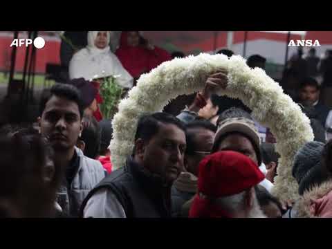 L’India rende omaggio all’ex primo ministro Manmohan Singh