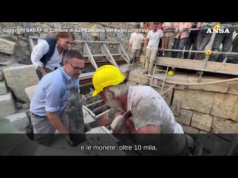 Tabolli: emersa una parte intatta del deposito votivo con uova di 2000 anni fa