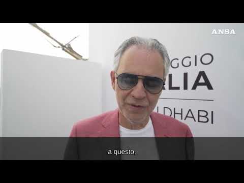 Bocelli: “Molto felice di essere al Villaggio Italia”