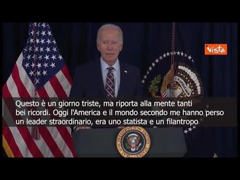 Biden ricorda l’ex Presidente Jimmy Carter: L’America ha perso un leader straordinario