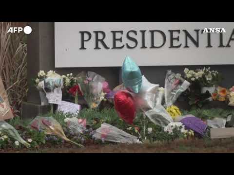 Atlanta, gli omaggi all’ex presidente degli Stati Uniti Jimmy Carter