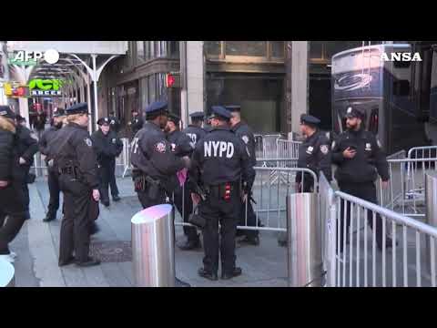 Capodanno: New York, i controlli della polizia a Times Square