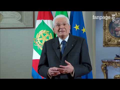 Il discorso di fine anno del Presidente della Repubblica Sergio Mattarella