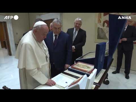 Il Papa riceve il premier ungherese Orban