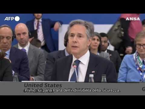 Osce, Blinken: “Da Lavrov uno tsunami di disinformazione”