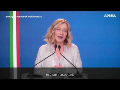 Meloni: “Nella coalizione anime diverse, ma troviamo sempre la sintesi”