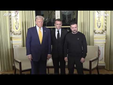 Trilaterale tra Macron, Trump e Zelensky