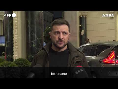 Zelensky:  “Con Trump e Macron incontro buono e produttivo”