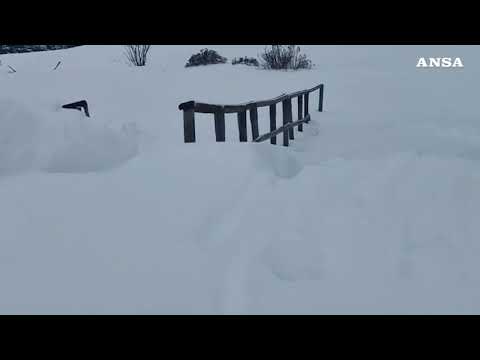 Sull’Alpe Cimbra, in Trentino, caduto mezzo metro di neve