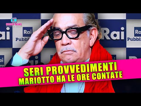 Si Mette Male per Guillermo Mariotto: Pronta la Cacciata Dalla Rai!