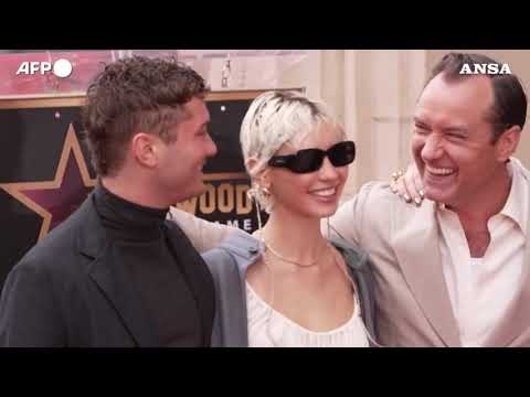 Jude Law ottiene la stella sulla Hollywood Walk of Fame