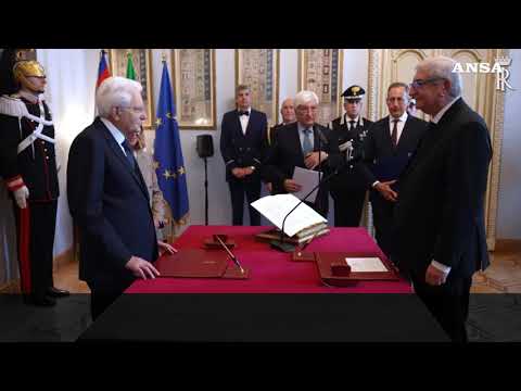 Foti ha prestato giuramento da ministro nelle mani di Mattarella