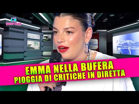 Emma Marrone Nella Bufera: Pioggia di Critiche in Diretta!