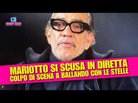 🔥SCUSE IN DIRETTA: Mariotto Torna a Ballando Con Le Stelle Con un Colpo di Scena!