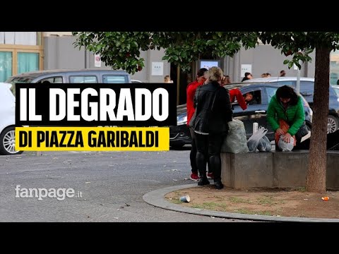 Degrado in piazza Garibaldi, la protesta dei b&b: “Turisti spaventati e rapinati, serve sicurezza”